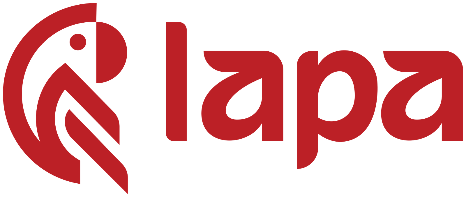 Lapa wordmark in red